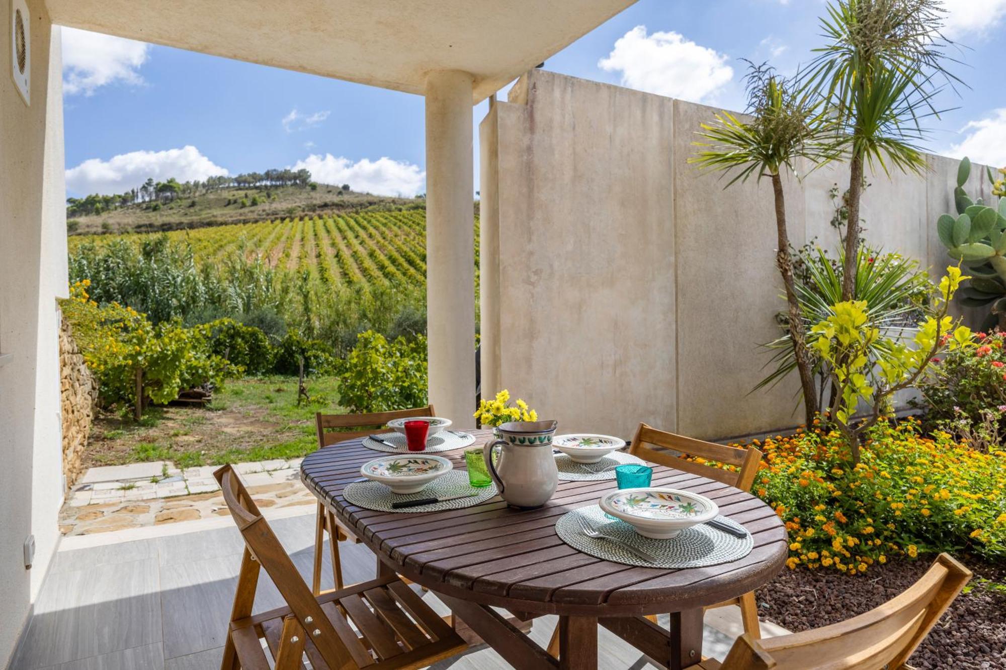 Villa Bonifato Vista Sulle Campagne E Sul Mare Siciliano Cozy House Italy Alcamo Exterior foto